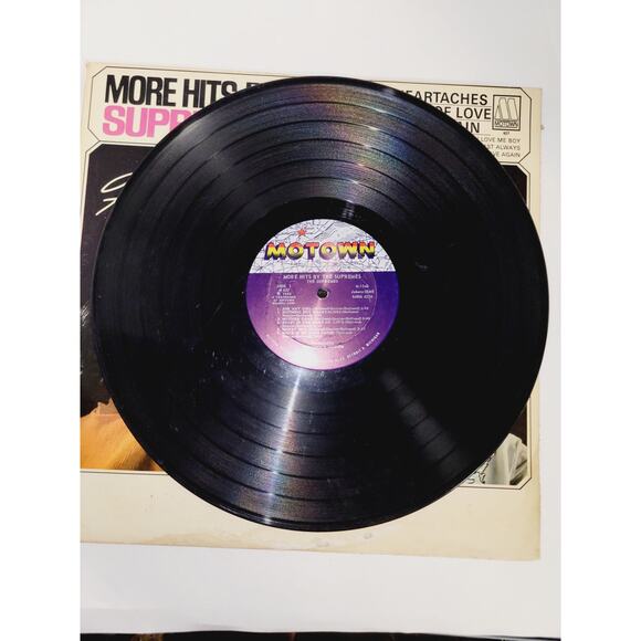 Vintage 1965 More Hits By The Supremes Vinyl Record TESTED WORKS - Picture 7 of 12